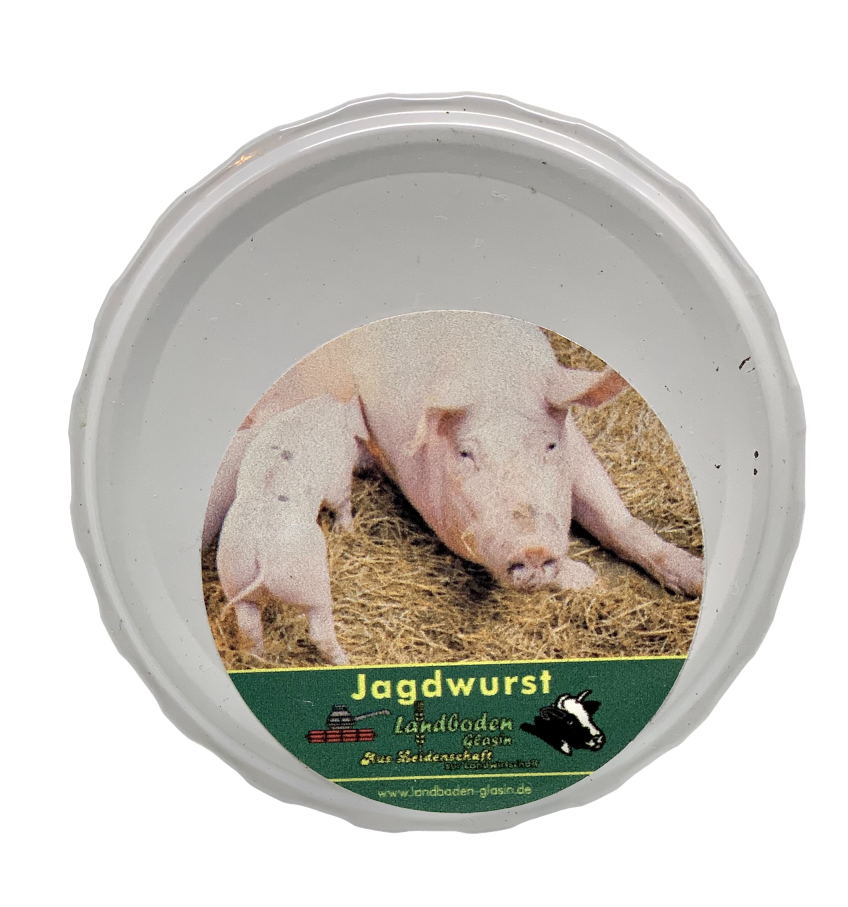 Schweine-Jagdwurst vom Landboden Glasin im 160 g Glas