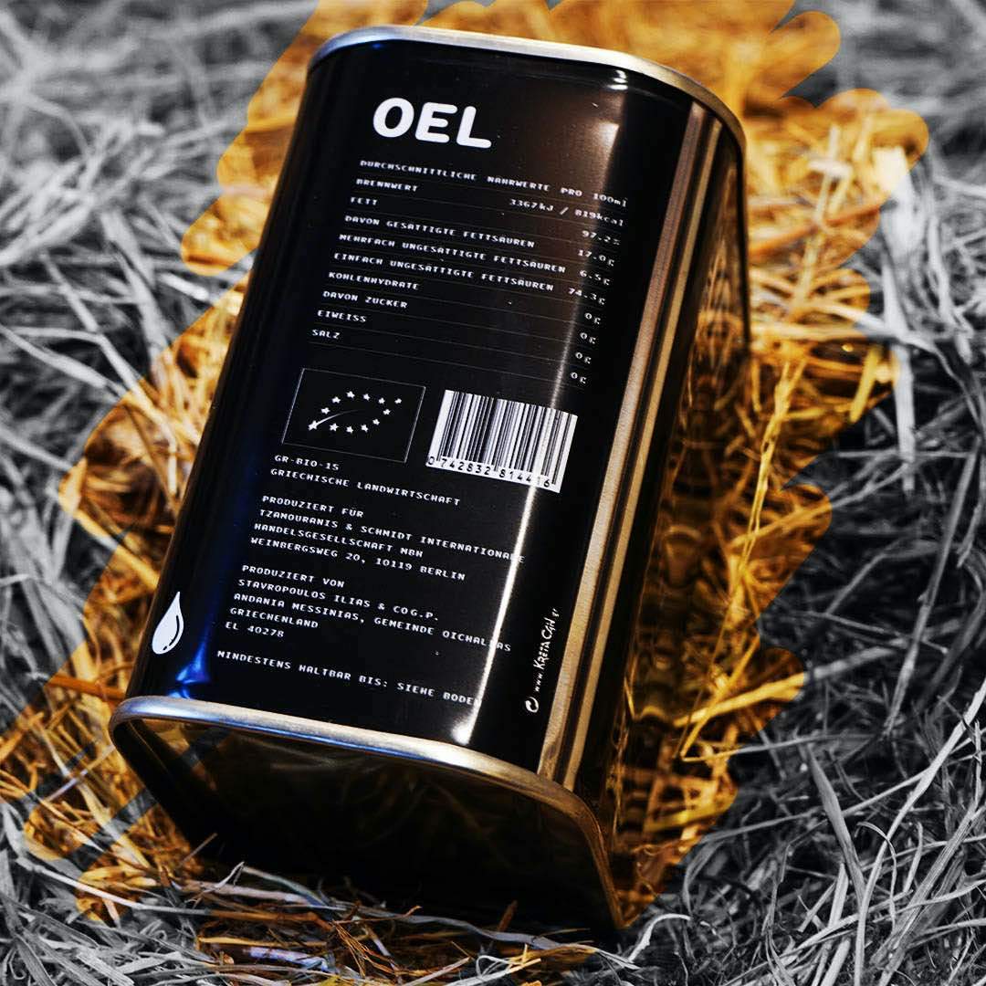 BIO OEL Olivenöl aus Griechenland 500 ml