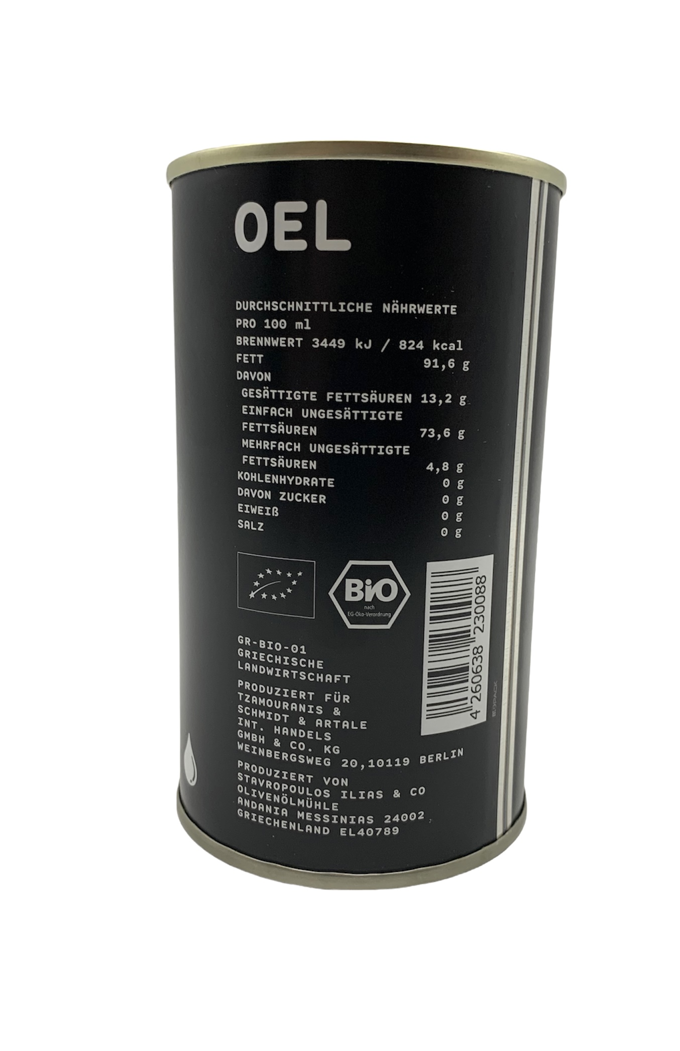BIO OEL Olivenöl aus Griechenland 